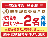 平成26年 地方競馬教養センター 4名合格 本校から5名受験